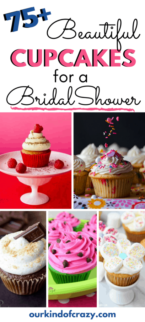 Beautiful Cupcakes for a Bridal Shower